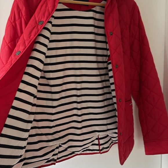 Saint James Quilted Red Jacket 4 - Picture 13 of 14